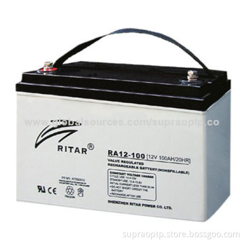 12V/100Ah UPS Battery, Maintenance-free, Long Service Lifespan, Good Discharging Ability, for UPS